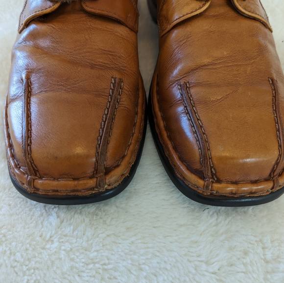 Great Condition: Josef Seibel Brown Leather  Slip-On Dress Shoes Size Me… main image 11